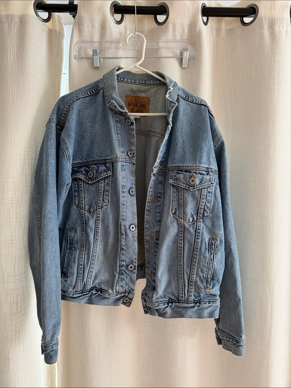 GAP Light Blue Oversized Denim Jacket
